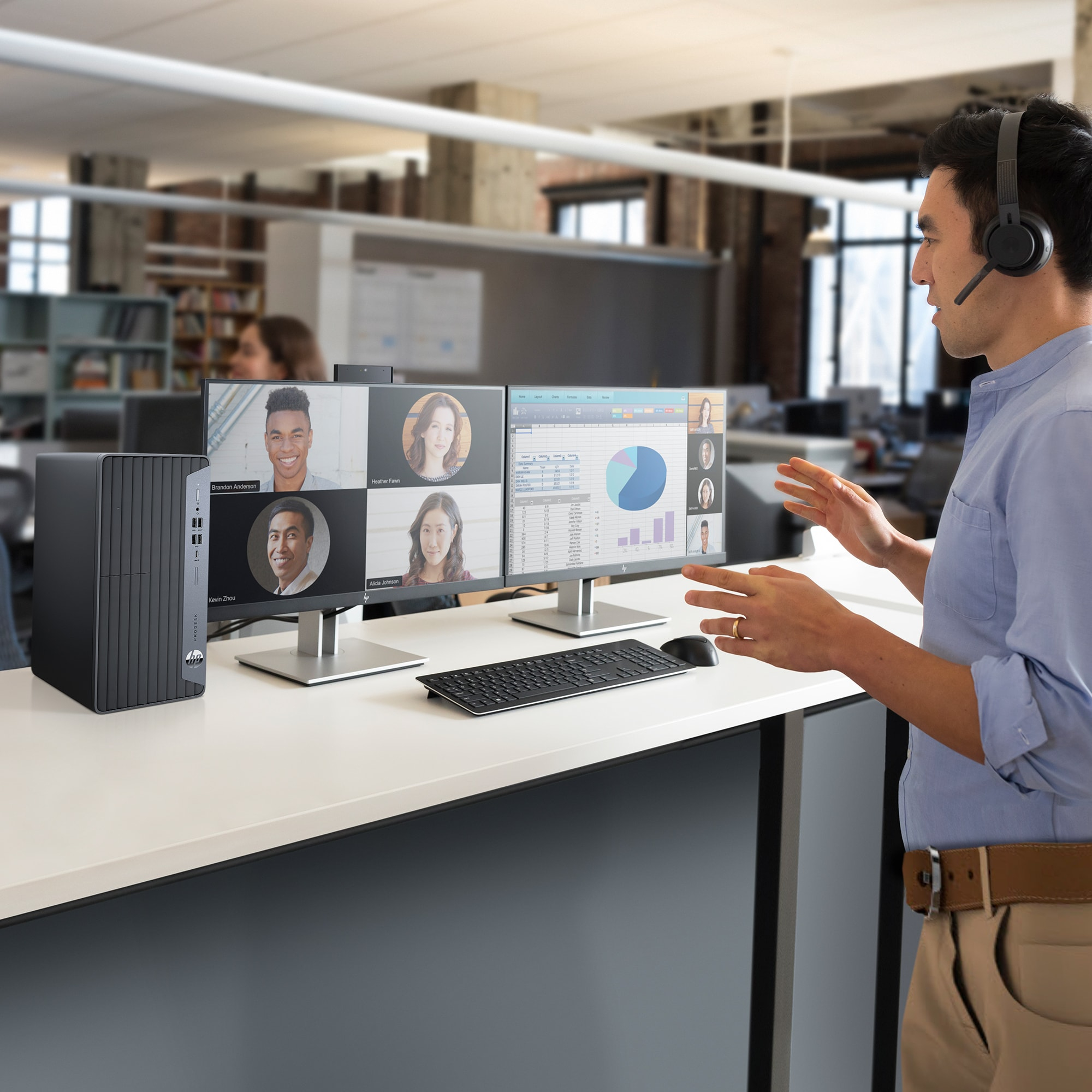 Gebruikte Desktops Hewlett-Packard 600 G6 MT